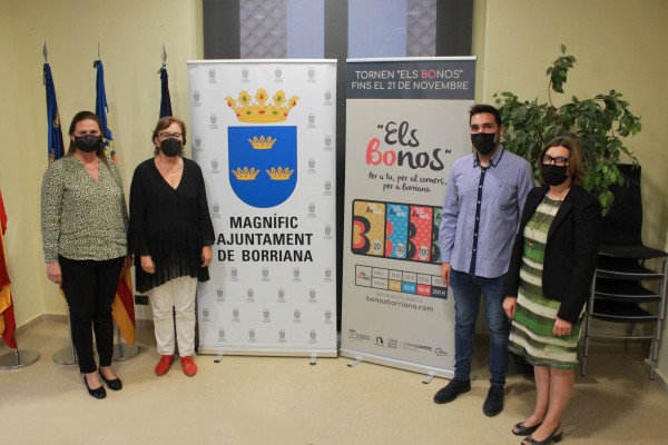 Burriana pone a la venta bonos de 20, 50, 100 y 200 euros para dinamizar el comercio local