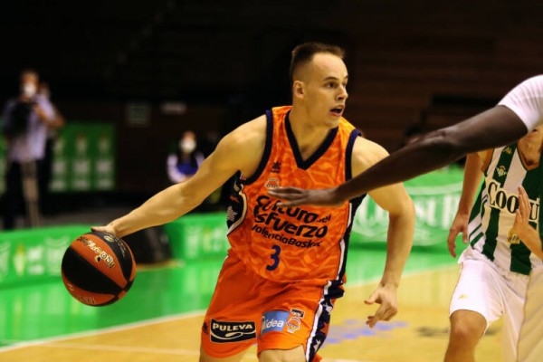 Klemen Prepelic (Valencia Basket), mejor jugador de la octava jornada
