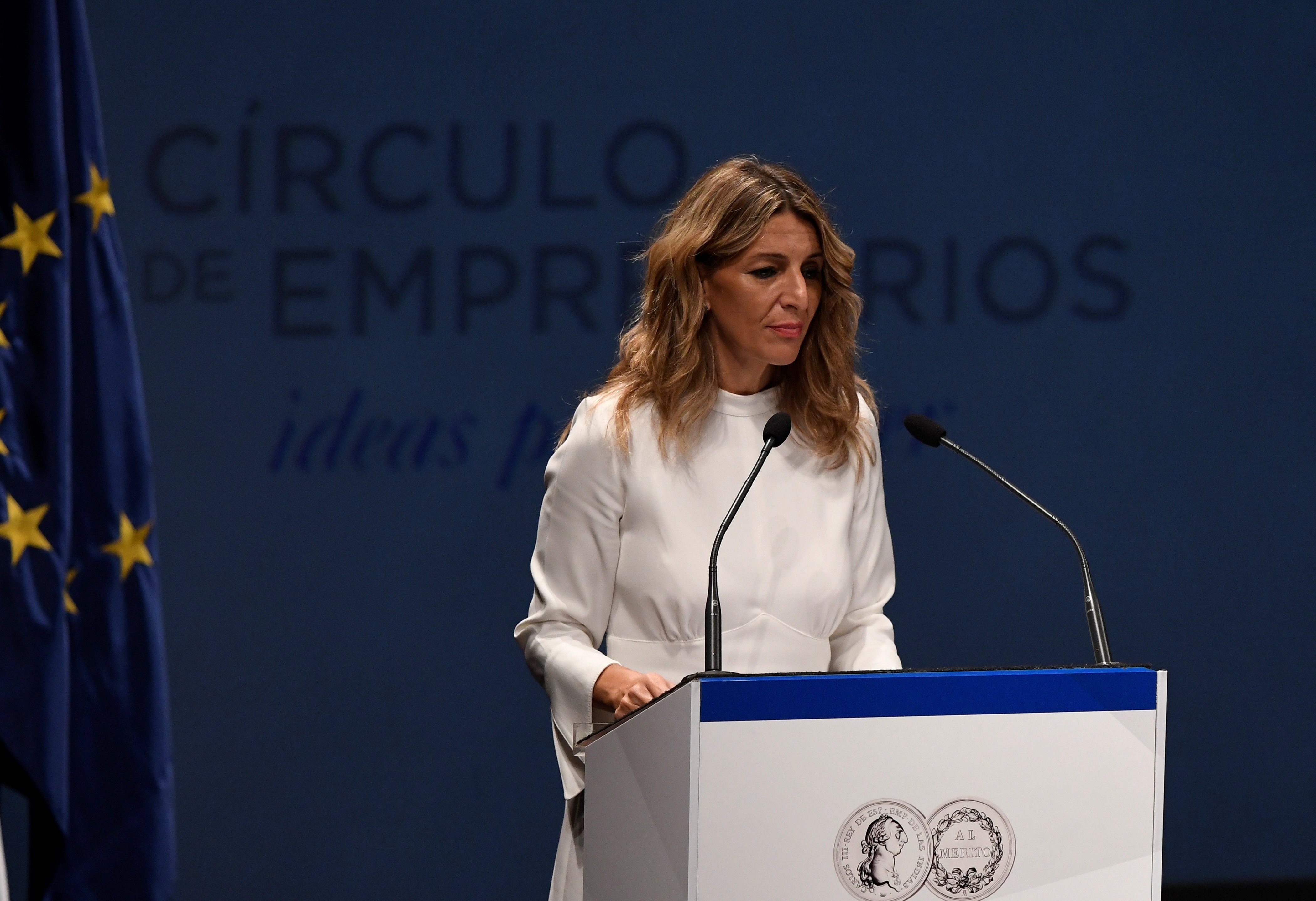 Yolanda Díaz. Foto: EFE/Carlos Barba - 