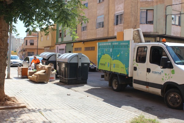 Burriana aumenta la recogida de voluminosos con previo aviso y quintuplica la de orgánica