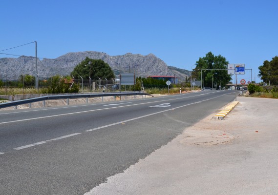Ampliarán el carril de aceleración en el enlace de Gran Alacant en la N-332
