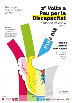 Deporte para todas y todos en la II Volta a Peu i Marxa a Peu per la Discapacitat Ciutat de València 