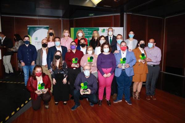 Premio a la inclusión laboral para CafeLab, Gestoría Alvera, Grupo Serclimp, Hidroconta, La Madrugada y Tío Resti Especialidades Lácteas