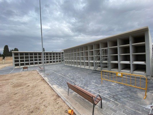 Alicante amplía el cementerio con 960 nichos tras invertir 1,4 millones