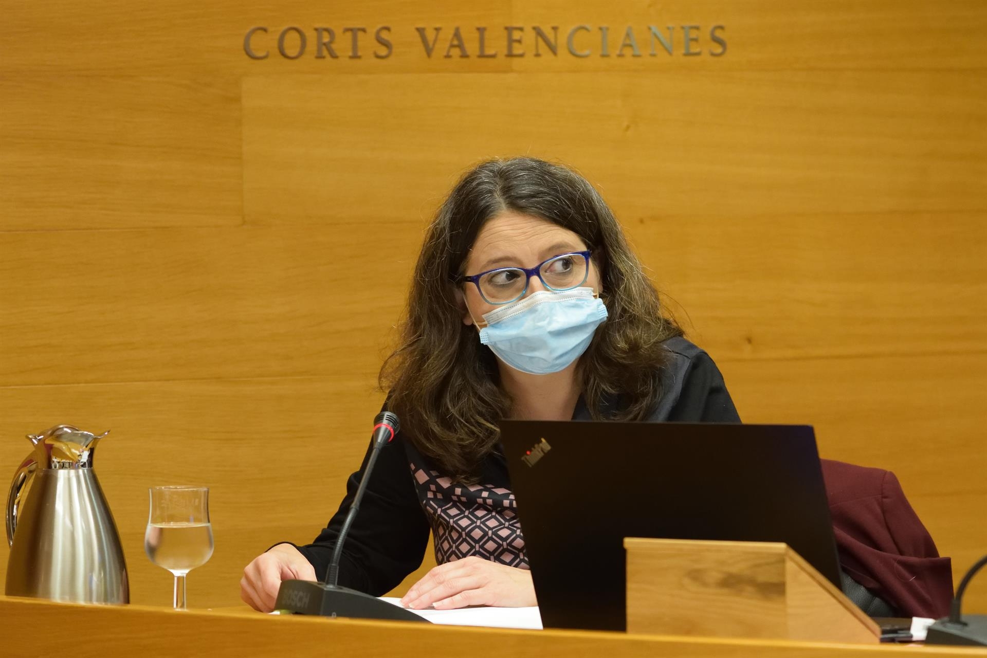 Mónica Oltra comparece en la comisión de Política Social - FOTO: Inma Caballer - 