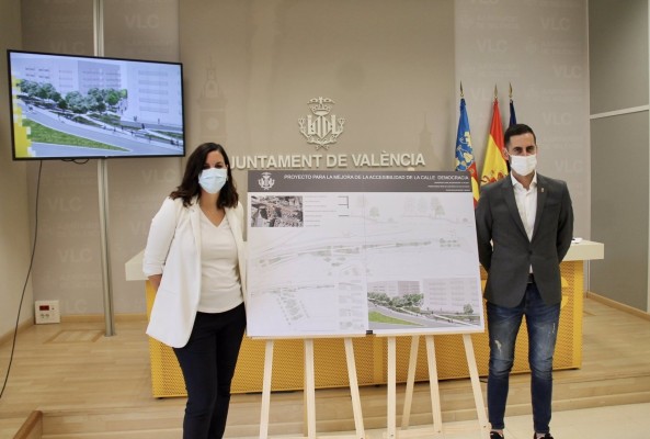 València y Mislata impulsan la reforma de la calle Democracia para acabar con una conexión 