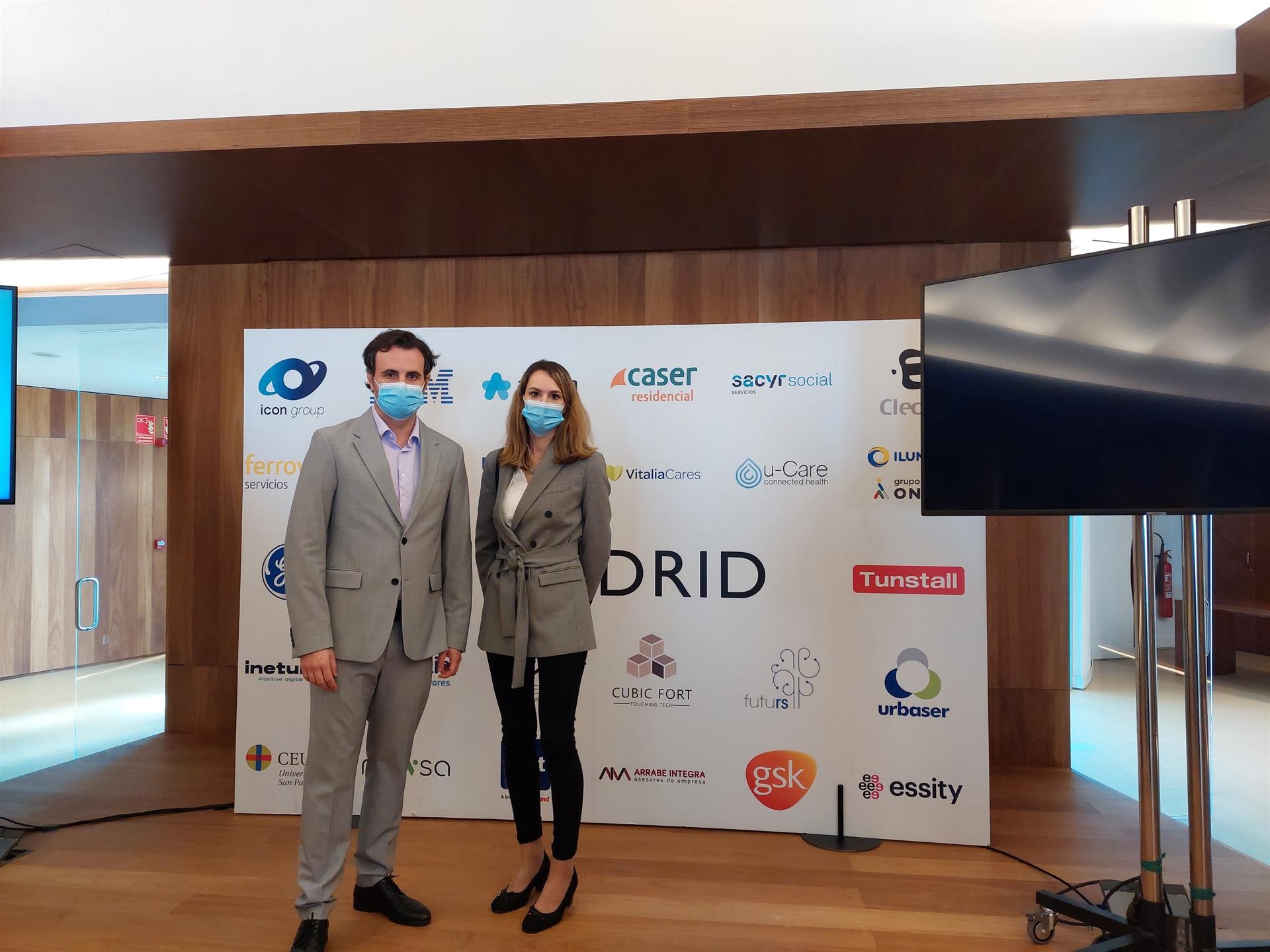 González y Menéndez en Madrid. Foto: RIBERA - 