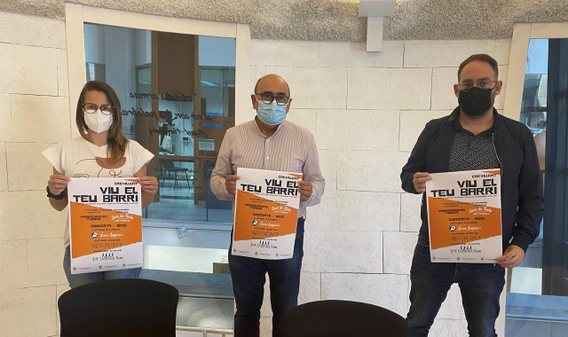 Crevillent presenta una agenda en los barrios de conciertos, pasacalles musicales y juegos de madera gigantes 