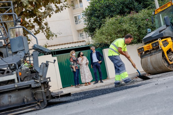 L’Alfàs inicia los trabajos de repavimentación del Camí Vell d’Altea
