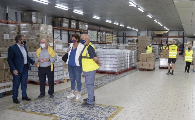 Diputación destaca la labor voluntaria del Banco de Alimentos a favor de las personas necesitadas