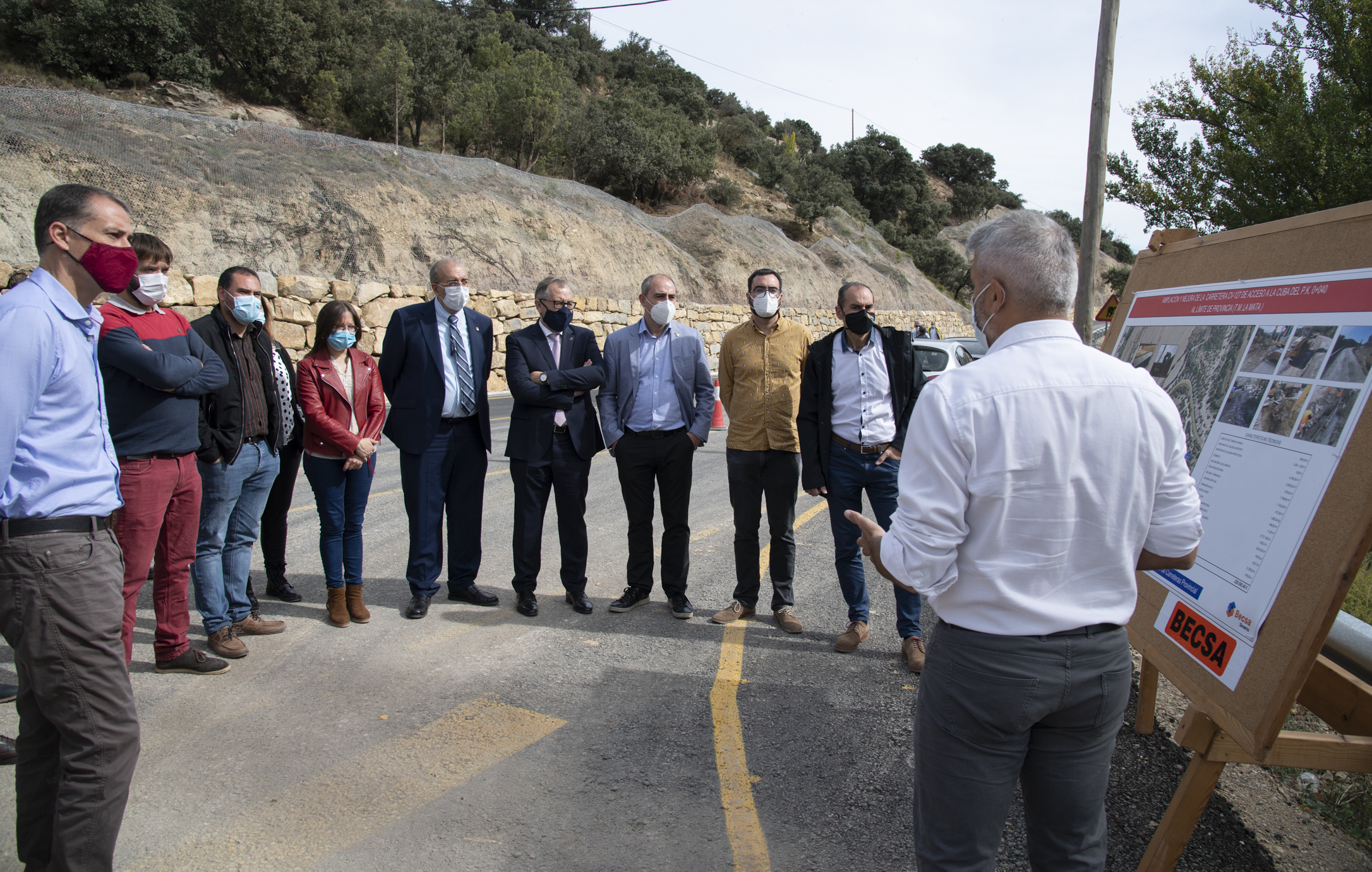 La Diputació inverteix prop de 5 milions a l'any en la conservació de la xarxa viària provincial