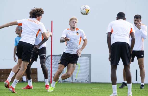 Posible once del Valencia para jugar ante el Barça