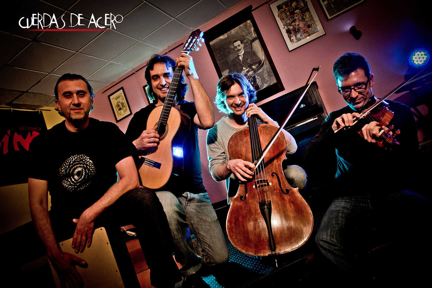 Vuelta a los escenarios de Cuerdas de Acero versionando temas míticos del rock internacional