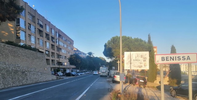 Benissa planea una alameda en la travesía de la N-332; prevé la apertura de la variante en abril

