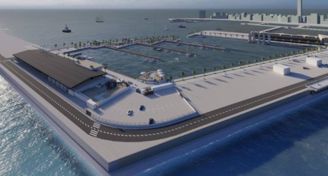 El Puerto rechaza alargar la concesión y frena la nueva marina para megayates de Puerta del Mar