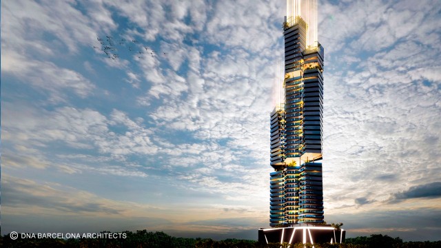 'Kryptonite Tower', la disruptiva propuesta de DNA Barcelona para la zona de Poniente de Benidorm