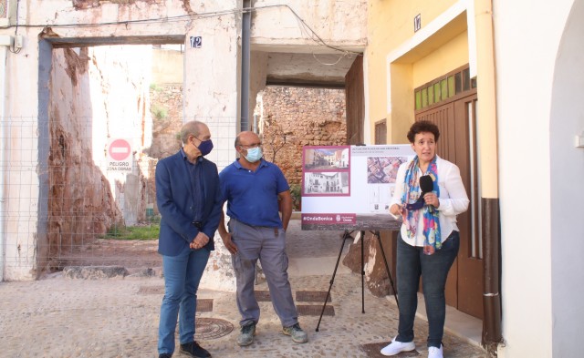 Onda reconstruirá la fachada de la vivienda del casco histórico que se derrumbó en 2019
