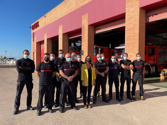 La Diputació remodelará el Parque de Bomberos de Sagunto con una inversión de un millón de euros
