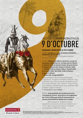 Alicante organiza un concierto y una exhibición de folclore con motivo del 9 d'octubre