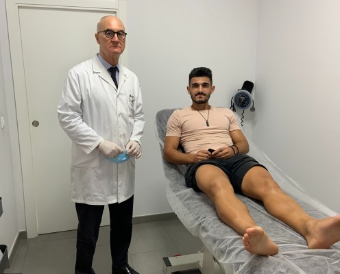 Grave lesión de rodilla de Sandro Toscano que pone fin por adelantado a la temporada