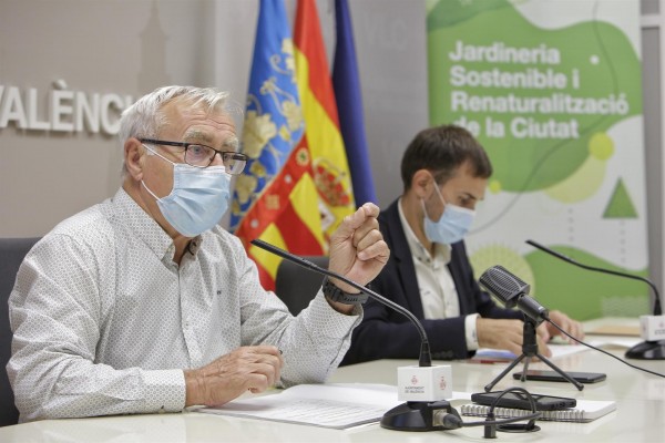 El presupuesto del nuevo contrato de mantenimiento de jardines en València crece casi un 50%