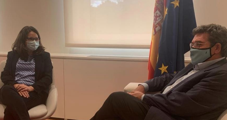 Oltra espera un acuerdo con el Gobierno para una ventanilla única para la renta de inclusión e ingreso mínimo