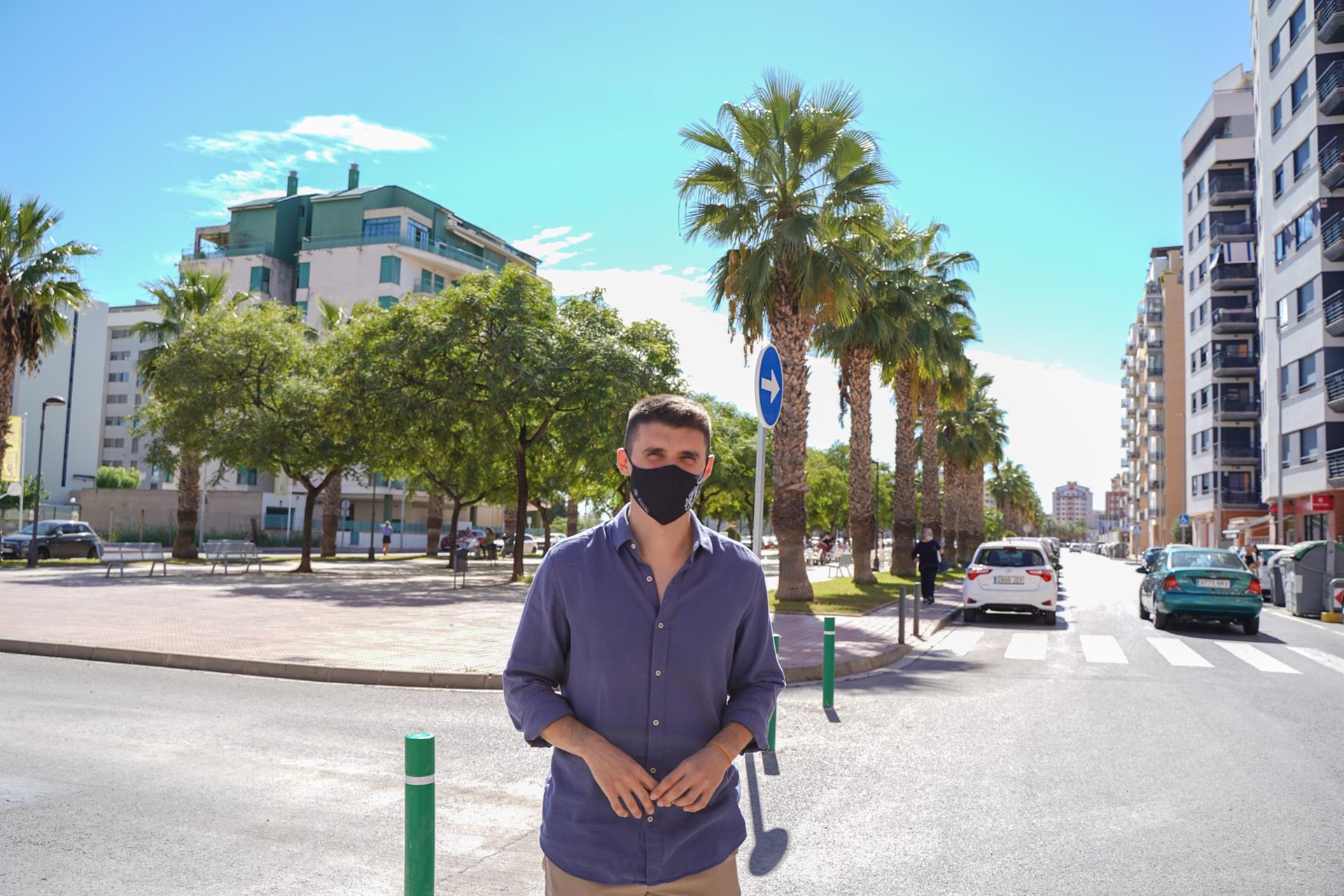  Castelló interviene en el bulevar Vicente Blasco Ibáñez para potenciar la peatonalización de la zona
