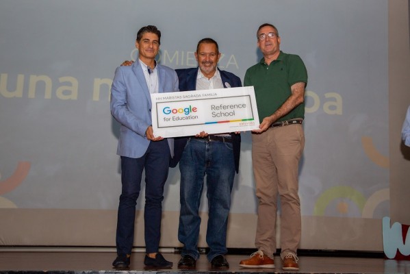 Los Maristas de Cartagena se sitúa en la vanguardia educativa: reciben la distinción  como 'Google Reference School'