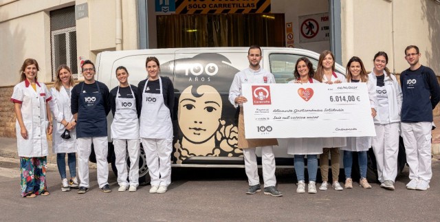 Carmencita, un equipo con corazón: dona 6.000 euros a Alicante Gastronómica