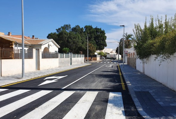 Alicante finaliza la reurbanización de Rabasa tras una inversión de 1,9 millones 