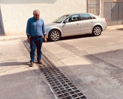 Borriana implanta la red de drenaje en la plaza dels Mariners para evitar inundaciones