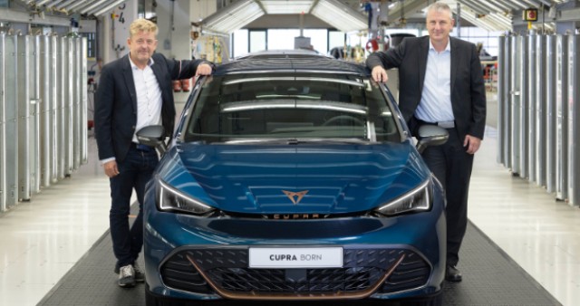 CUPRA inicia una nueva era con la producción de su primer coche 100% eléctrico: el CUPRA Born