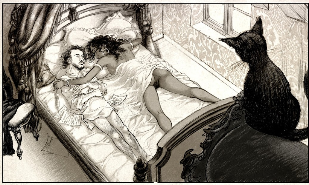 Baudelaire y Jeanne, un relación prohibida e inundada de sexo y drogas hasta la sífilis final