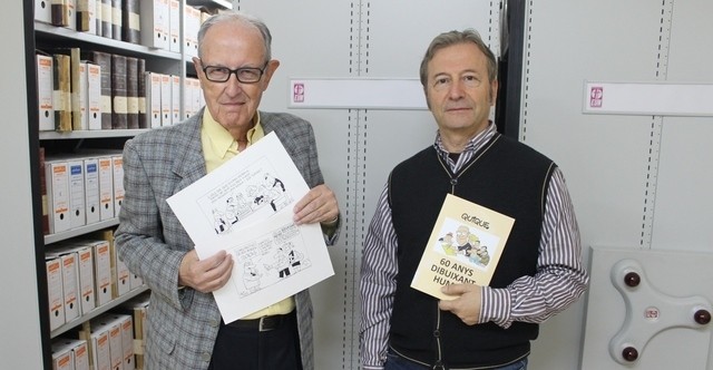 L'humorista gràfic Quique completa la donació de la seua obra a l'Arxiu Municipal de Vila-real