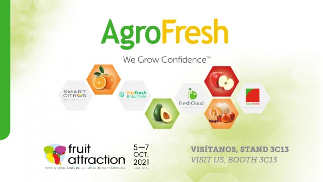 AgroFresh mostrará sus soluciones innovadoras en Fruit Attraction 2021