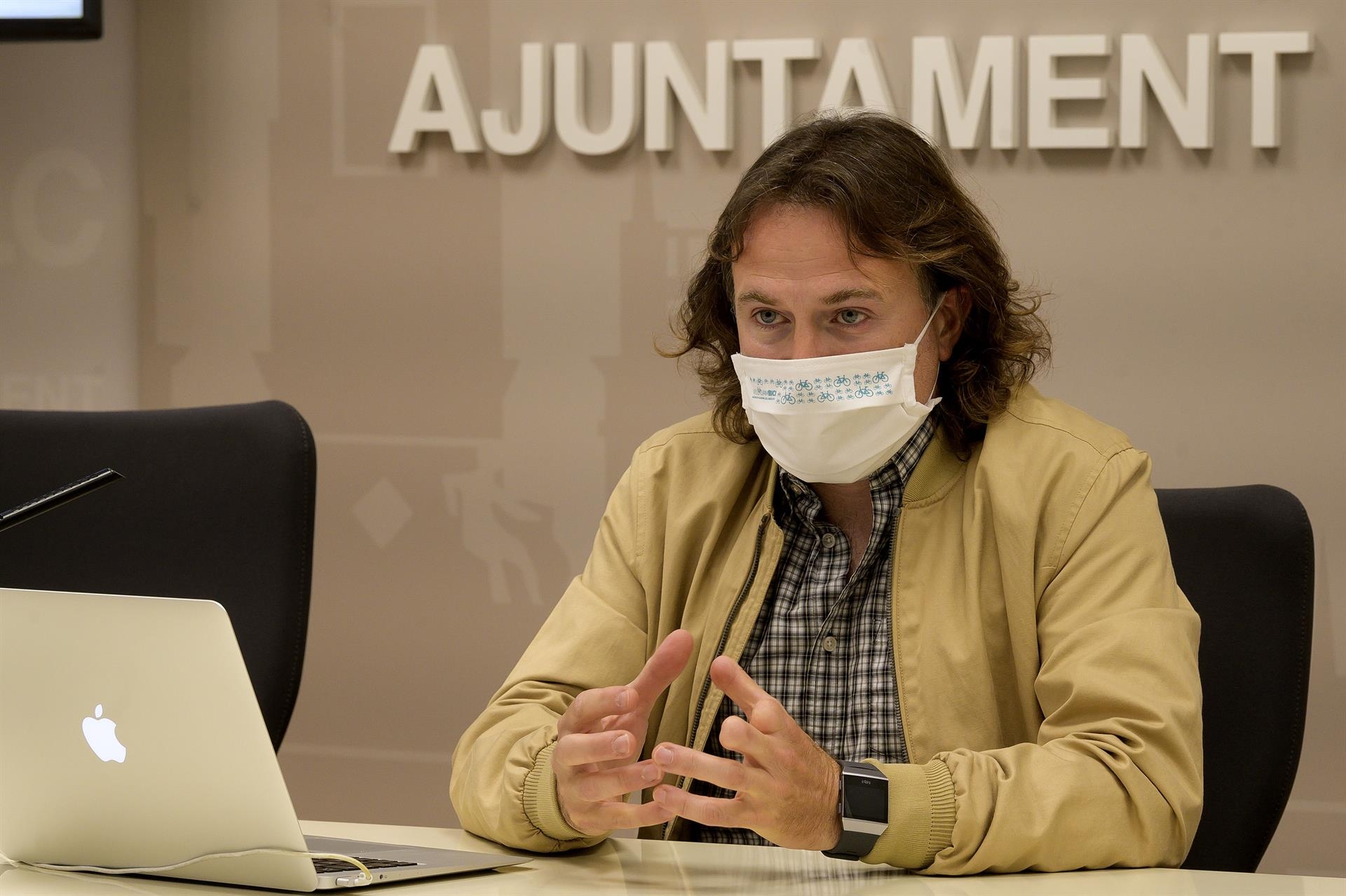 El concejal de Movilidad Sostenible, Giuseppe Grezzi. Foto: AYUNTAMIENTO DE VALÈNCIA - 