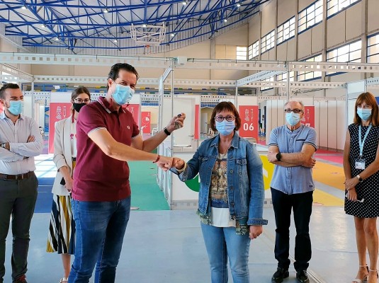 Elda clausura el punto de vacunación masiva del Pabellón Azul 