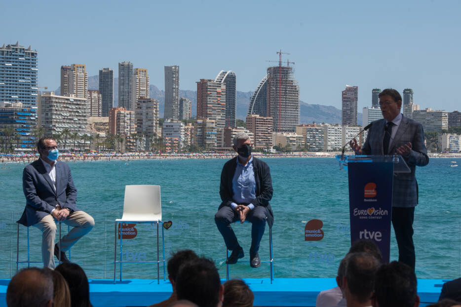 Presentación del avance de Benidorm Fest el pasado mes de julio en Benidorm. - 