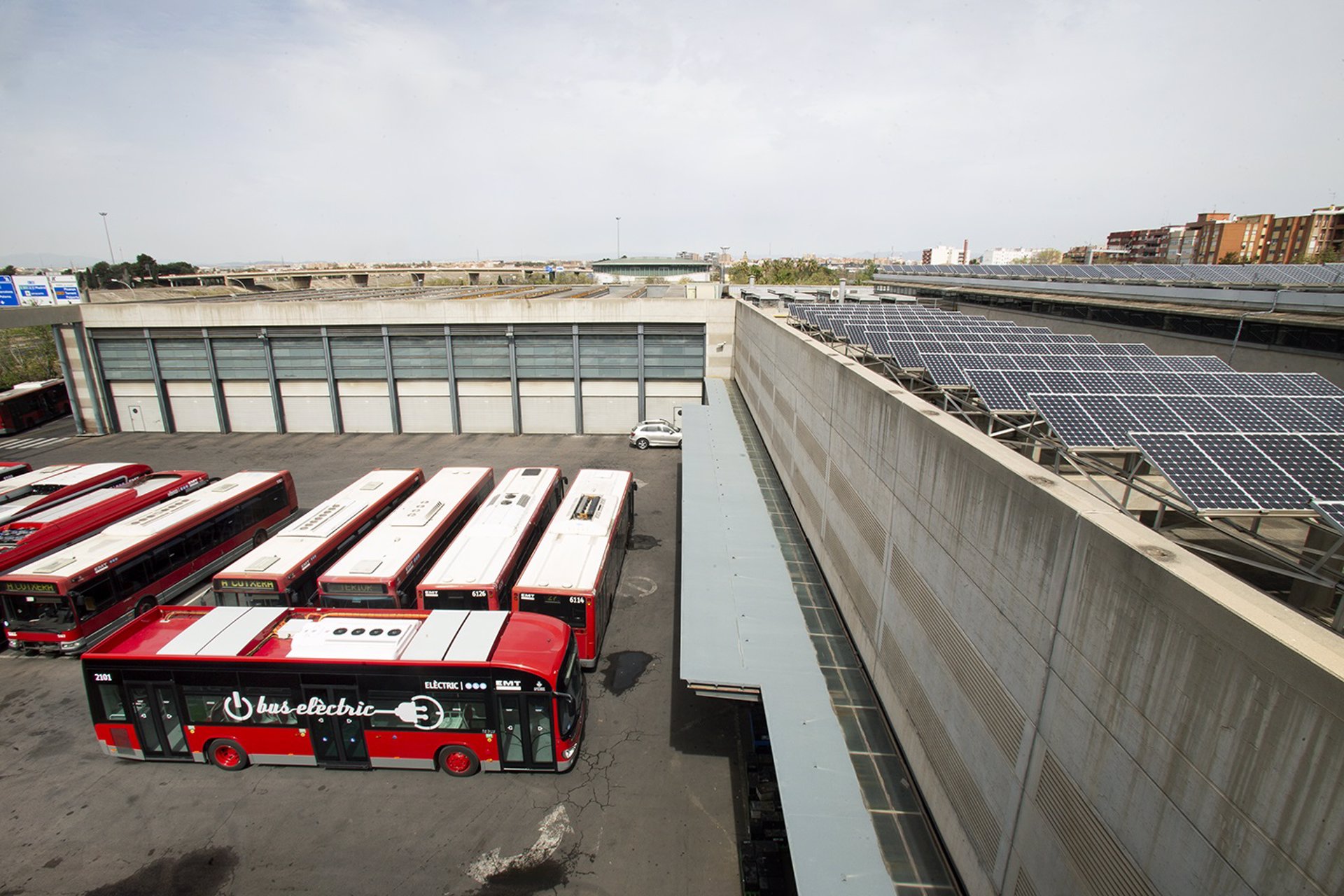 Cocheras de la EMT. Foto: TCASTRO - 