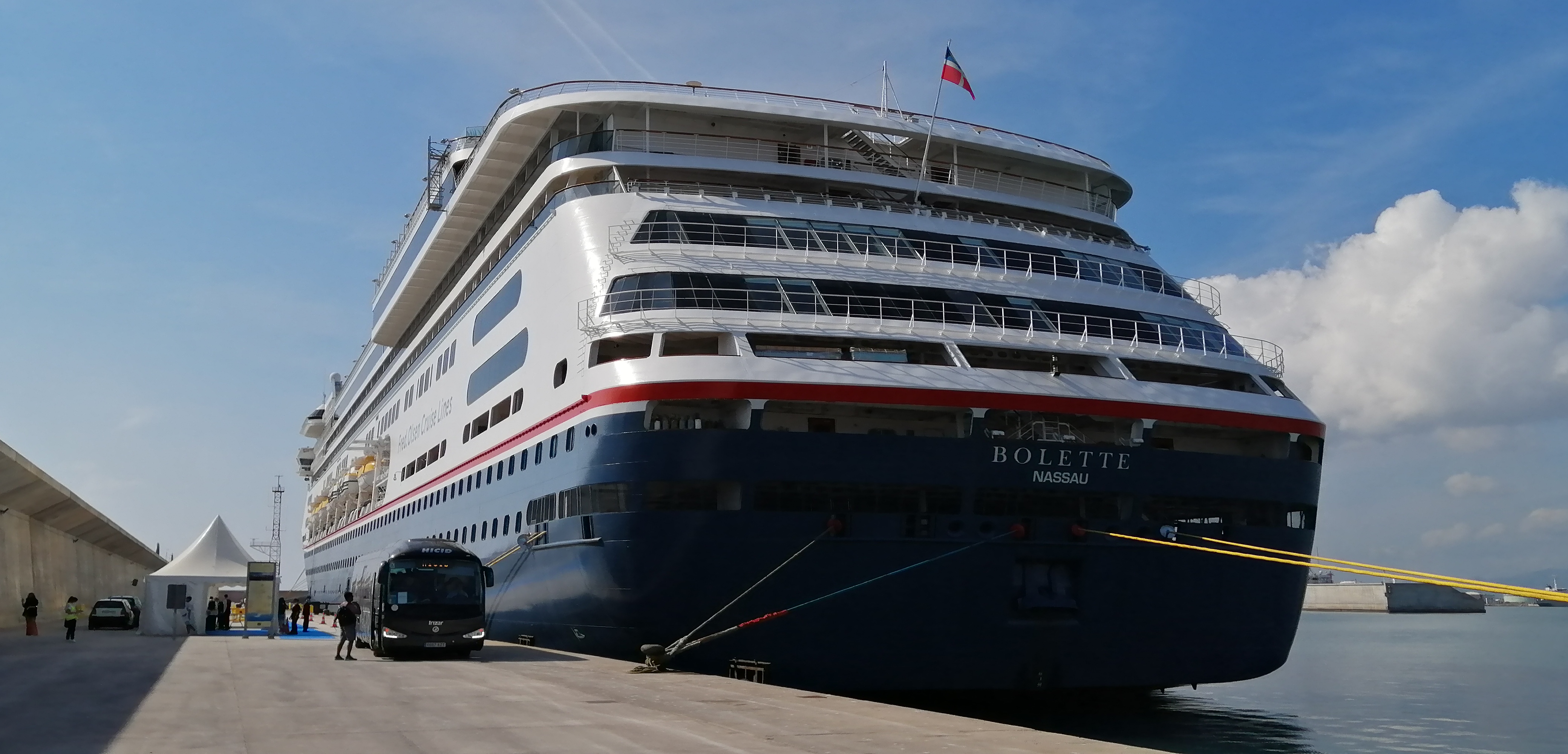 500 turistas, el 'botín' del primer crucero del puerto de Castellón tras la pandemia