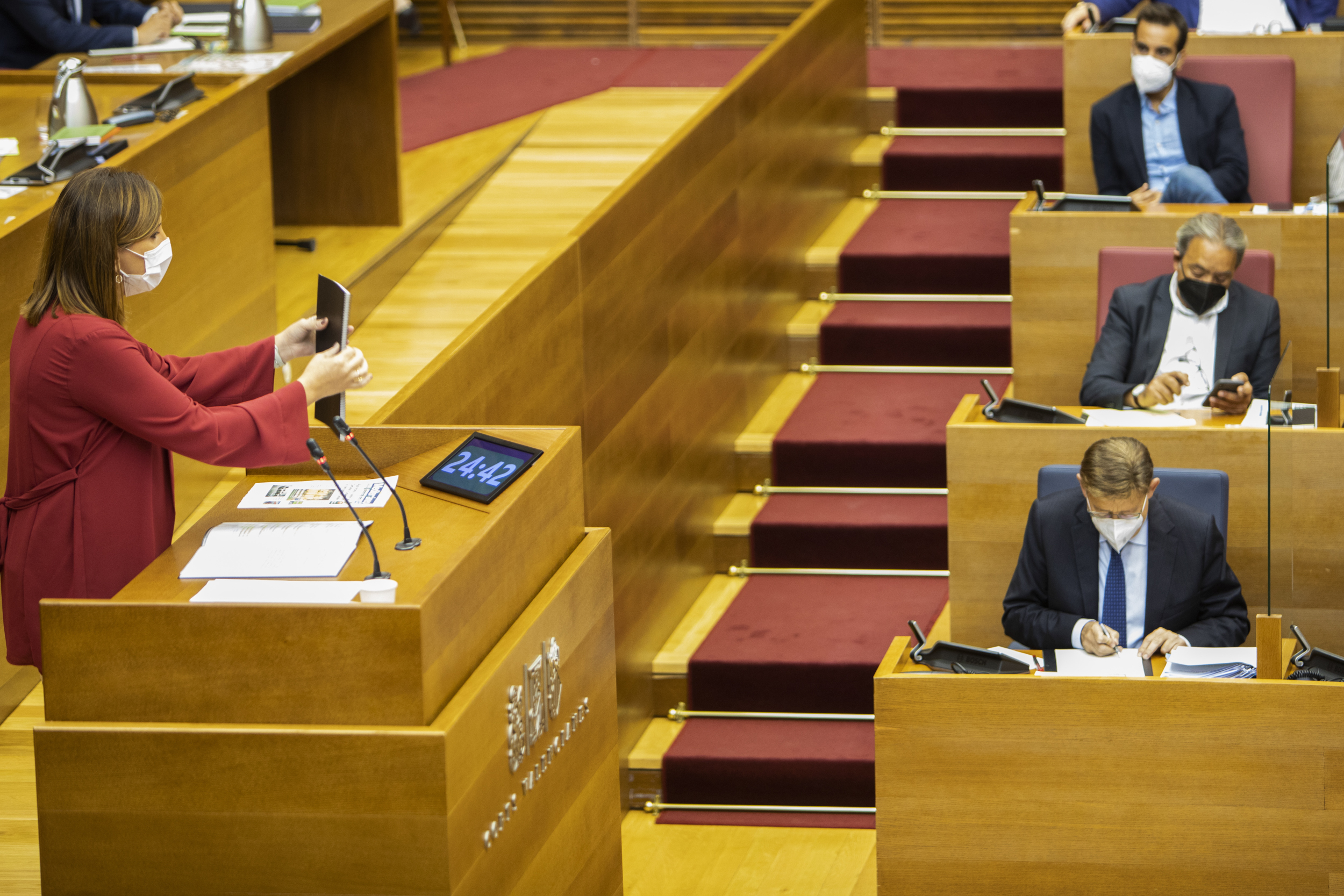 María José Catalá, durante Foto: EVA MÁÑEZ - 
