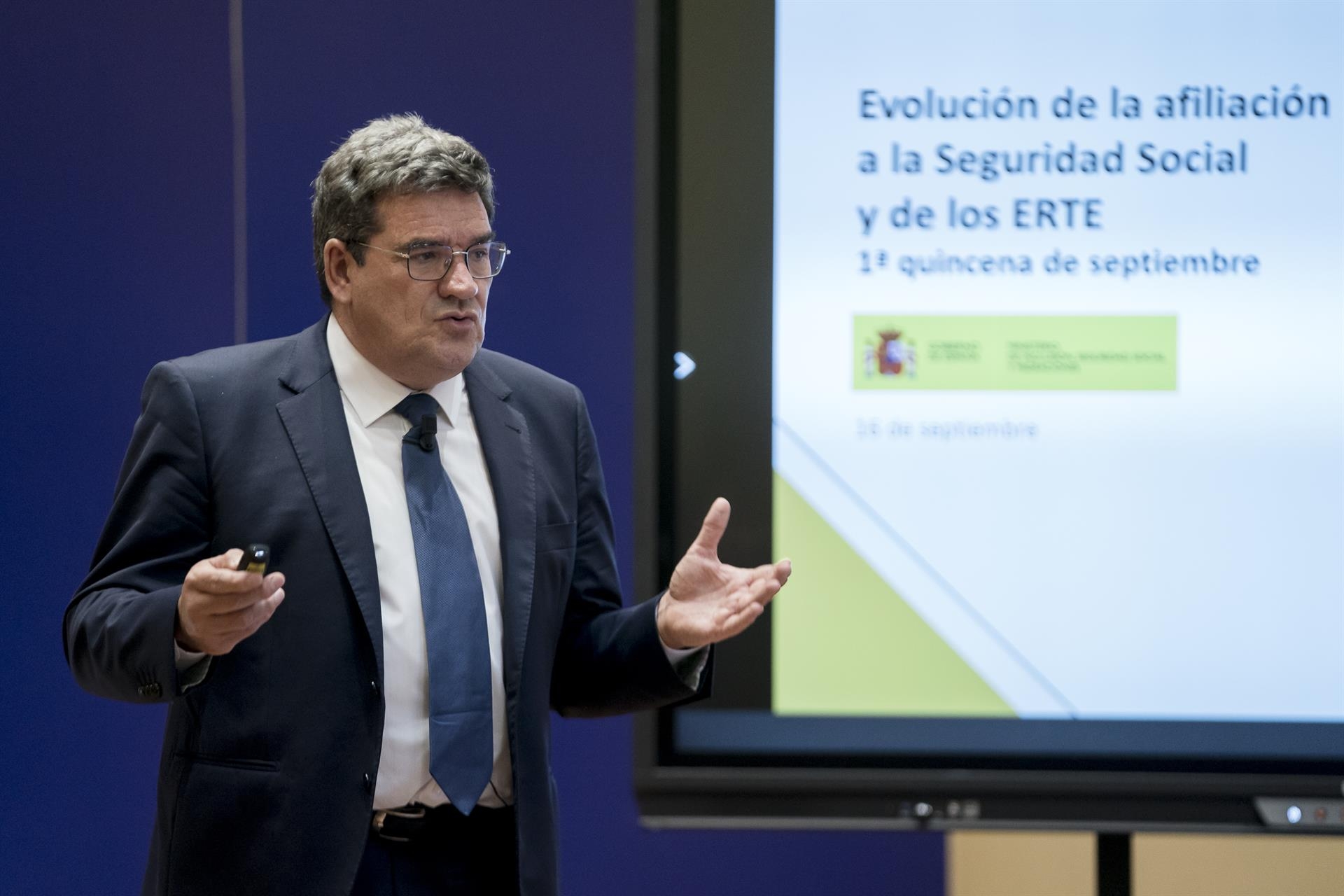 El ministro de Seguridad Social, Inclusión y Migraciones, José Luis Escrivá. Foto: A.PÉREZ.MECA/EP - 