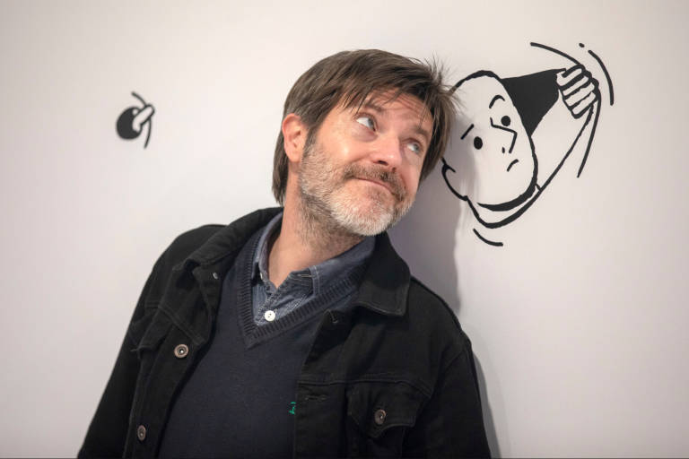  El dibujante Paco Roca en el IVAM. Foto: MARGA FERRER.  - 