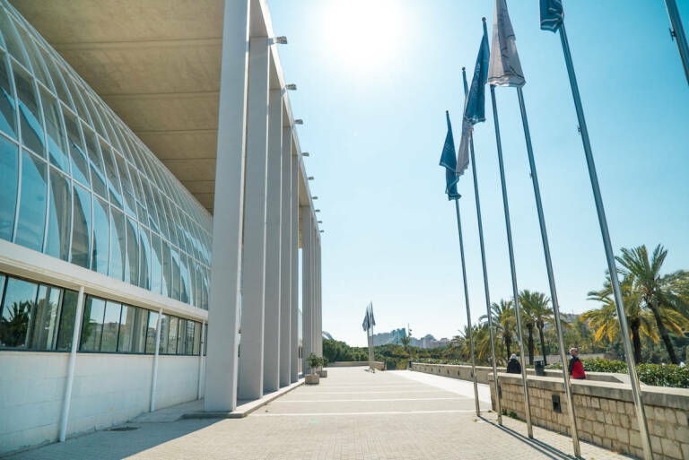 Se desprende otra parte del techo del Palau de la Música

