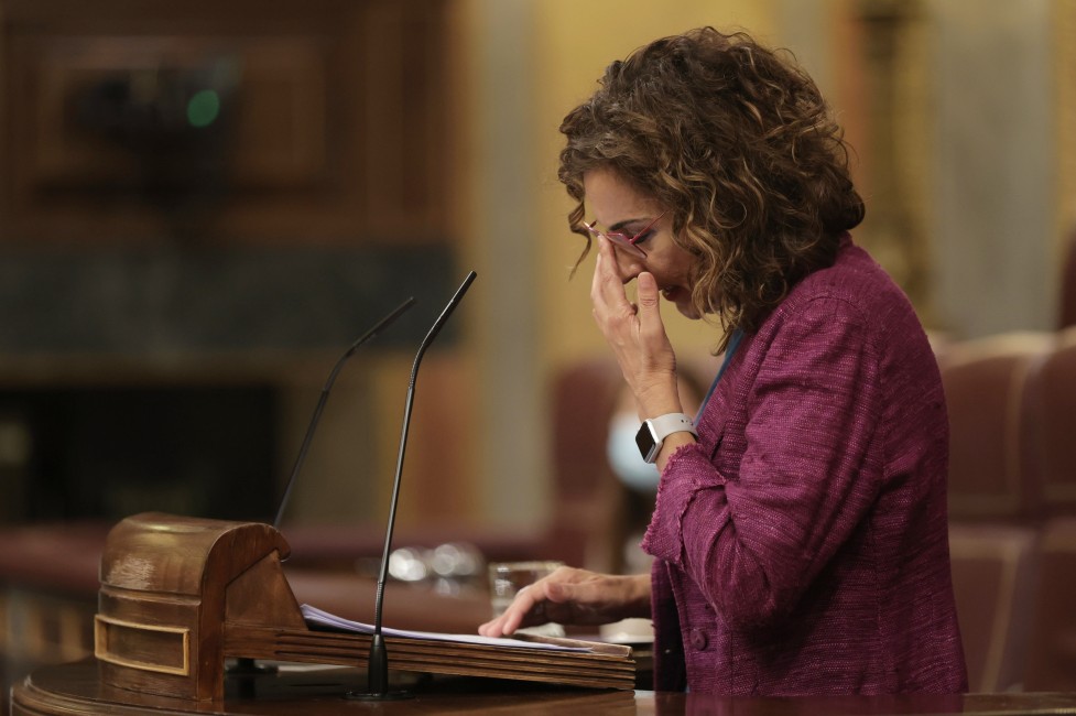María Jesús Montero, este miércoles, en el Congreso. Foto: EDUARDO PARRA (EP) - 