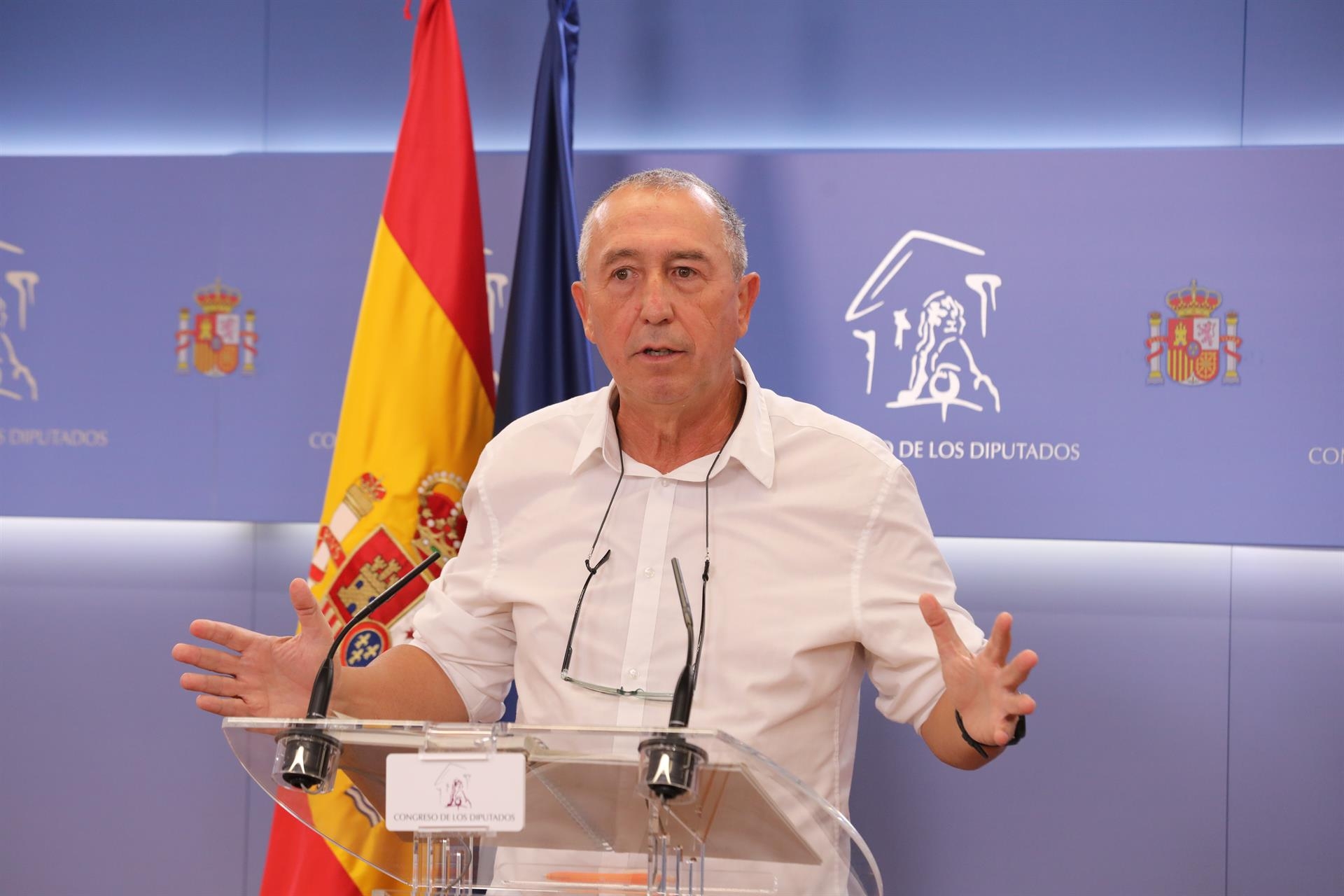 El diputado de Compromís en el Congreso, Joan Baldoví - FOTO: Marta Fernández Jara - Europa Press  - 