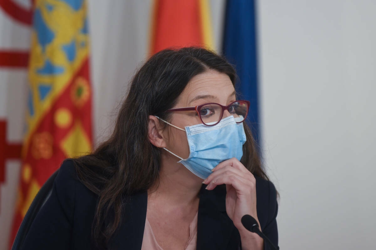 La vicepresidenta de la Generalitat, Mónica Oltra. Foto: EDUARDO MANZANA  - 