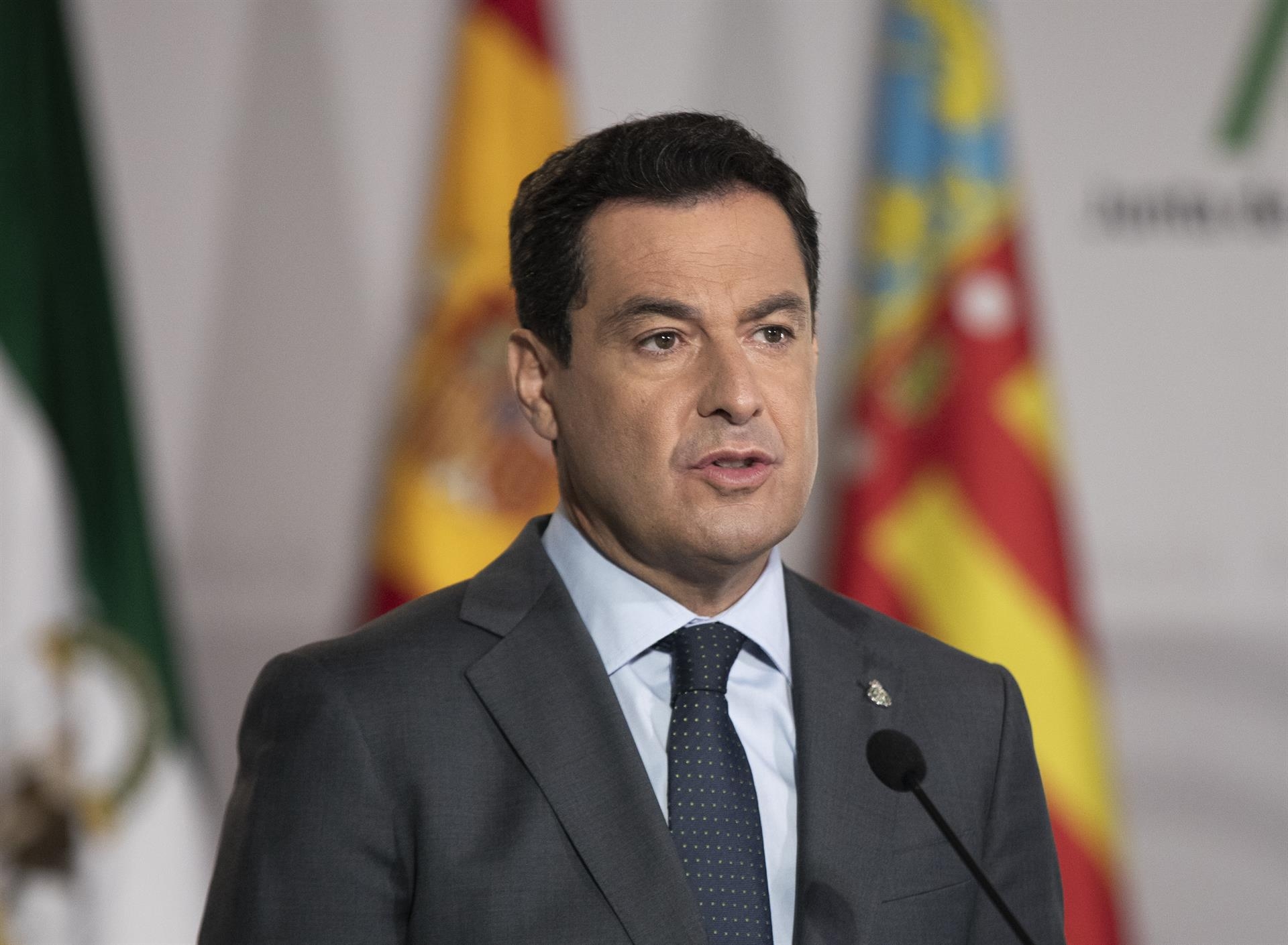 El presidente de la Junta de Andalucía, Juanma Moreno. Foto: MARÍA JOSÉ LÓPEZ - 