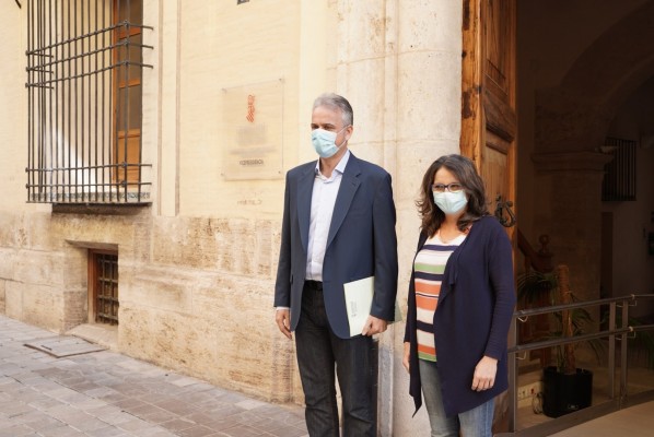 Oltra e Illueca contraprograman el acto de Puig para reclamar la tasa turística que él rechaza