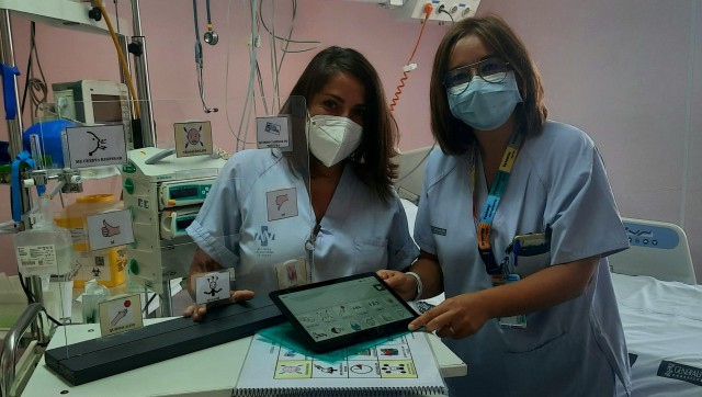 El Hospital de Alicante implanta un proyecto de mejora de la comunicación con los pacientes con dificultades para hablar